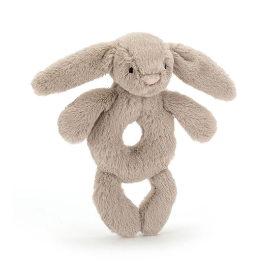 Ring Rattle | Beige Bashful Bunny