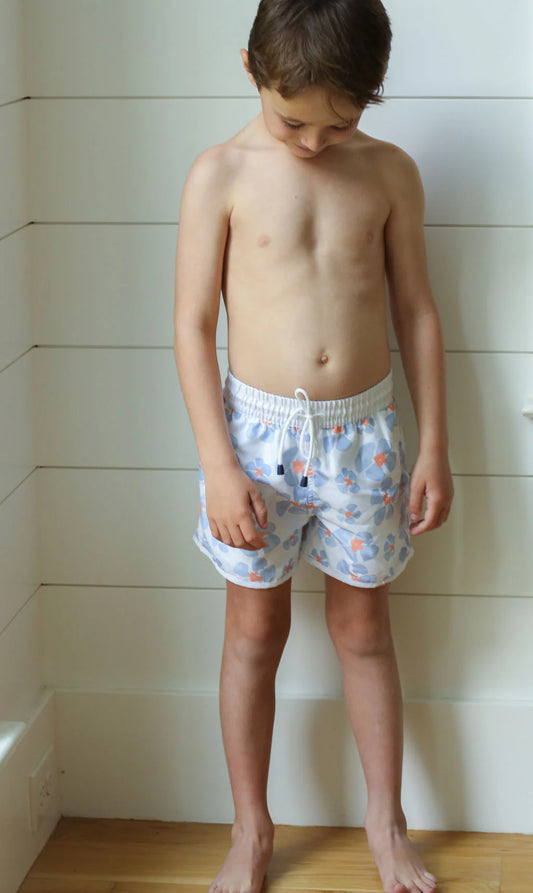 The Swim Short - Pretty Petals