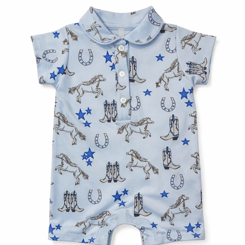 Baker Shortie Romper | Headed West Boys