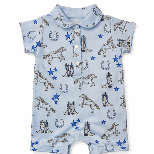 Baker Shortie Romper | Headed West Boys