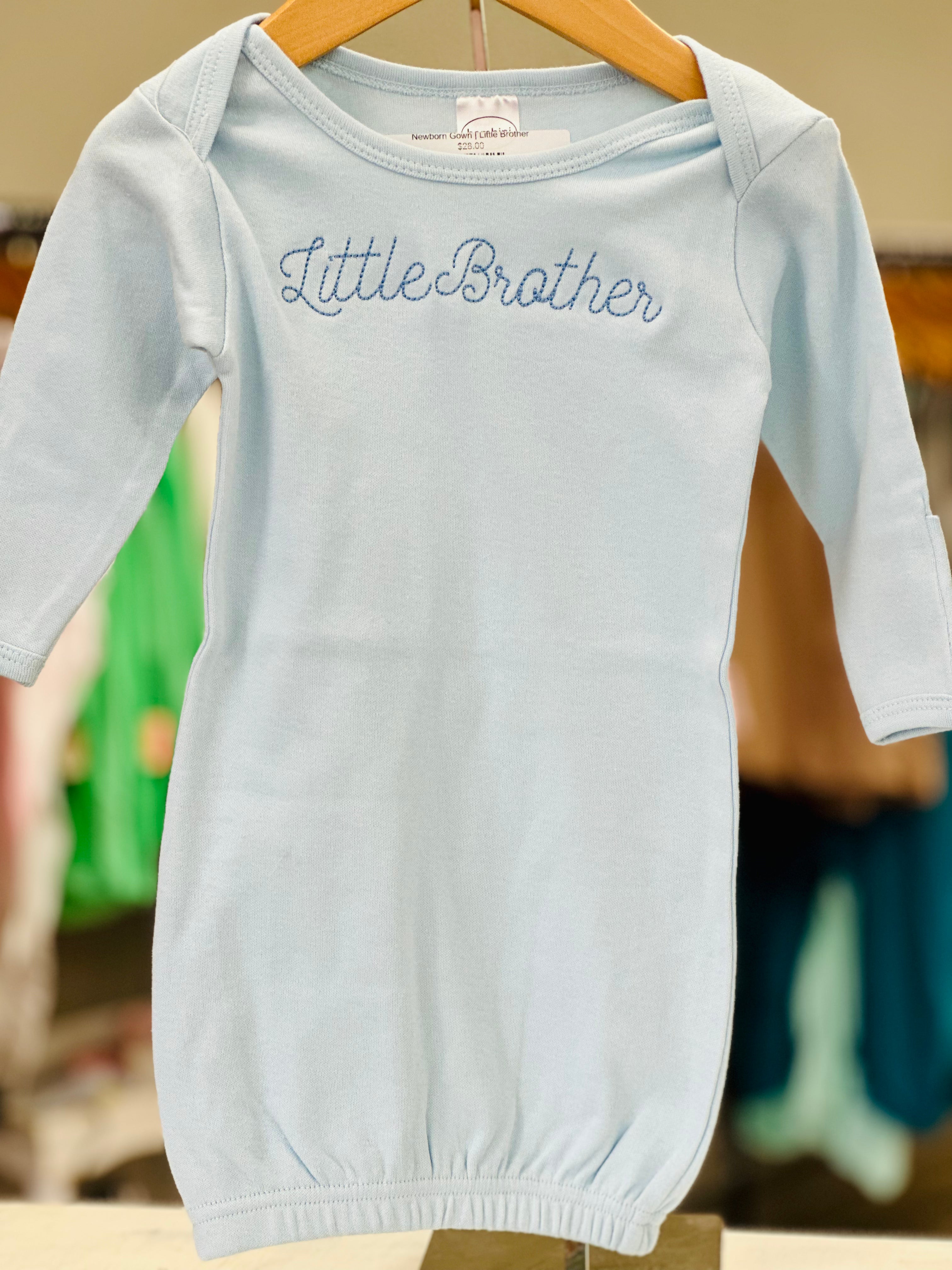 Newborn Gown | Little Brother