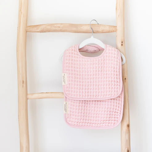 Reversable Bib + Burp Set | Blush