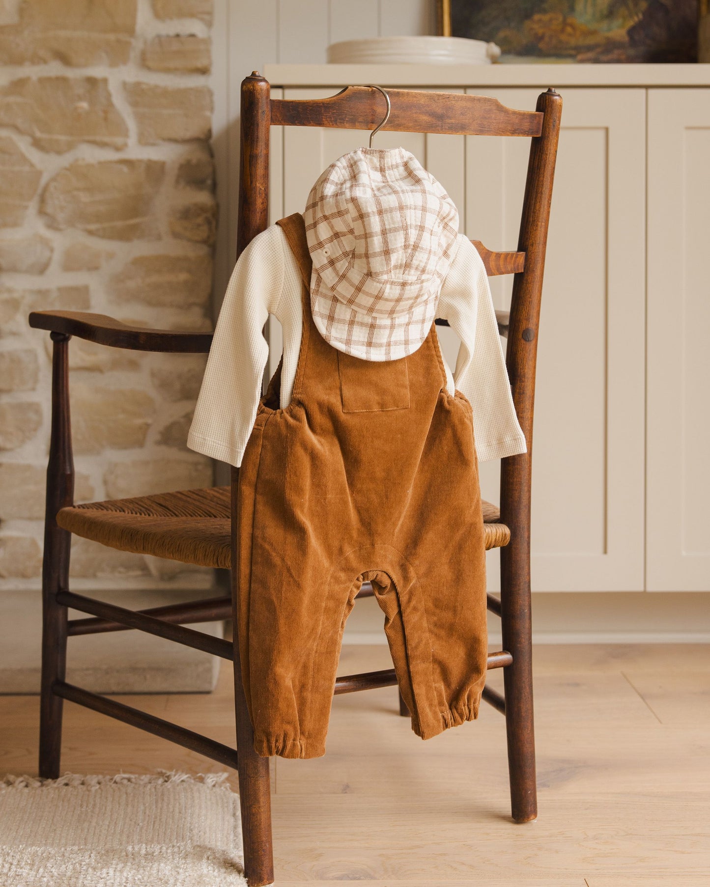 Corduroy Baby Overalls | Cinnamon