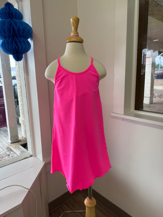 Hot Pink Razorback Dress