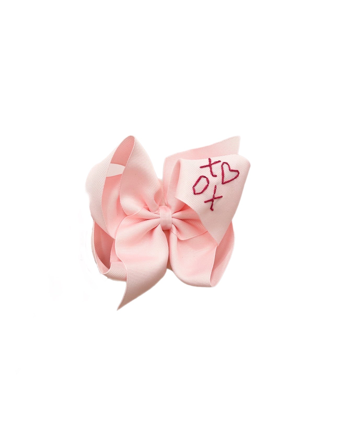 Noah Headband Bow | XOXO Light Pink