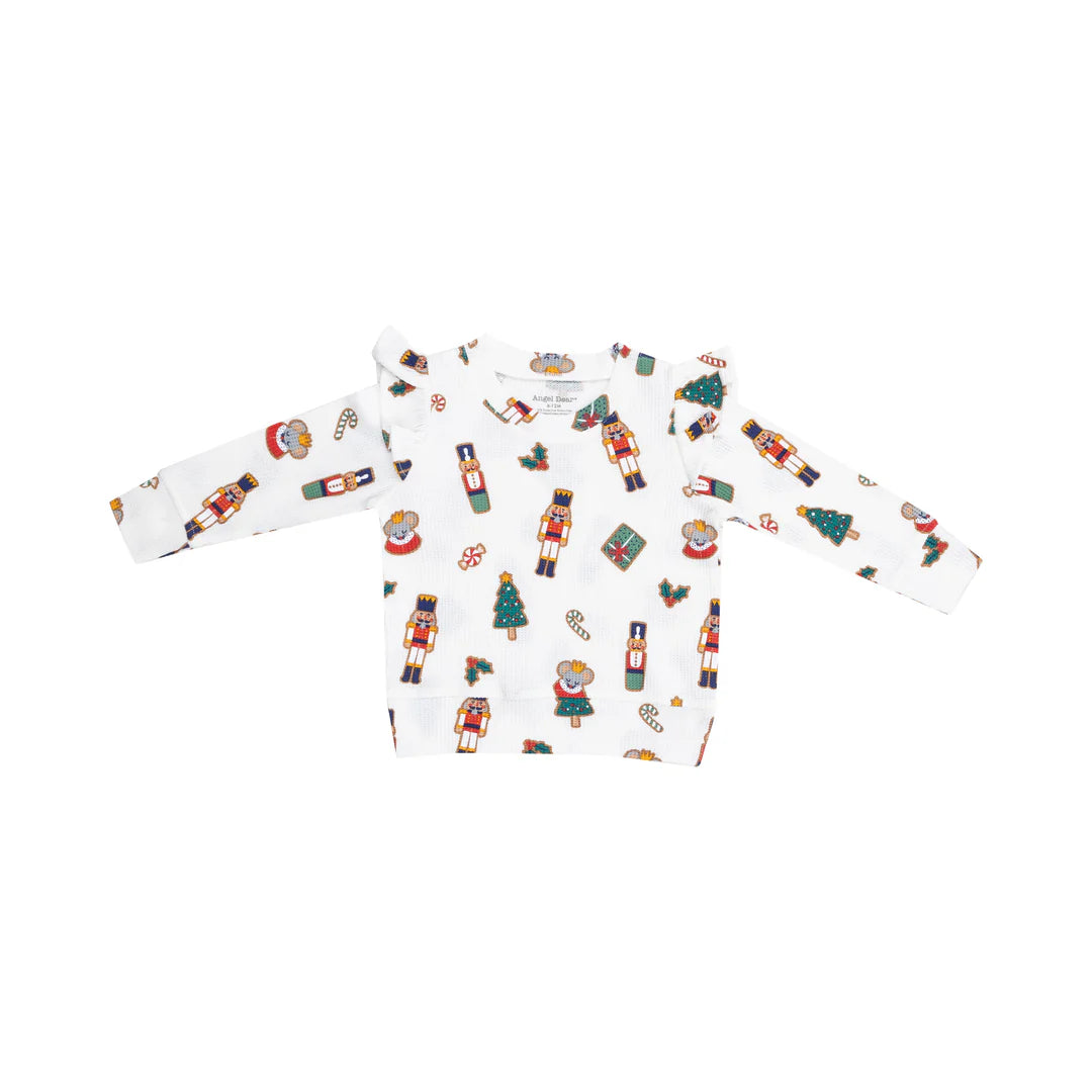 Ruffle Sweatshirt | Nutcracker Cookies