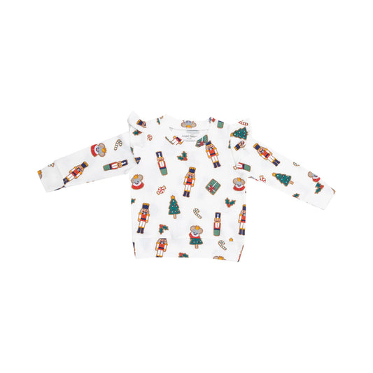 Ruffle Sweatshirt | Nutcracker Cookies