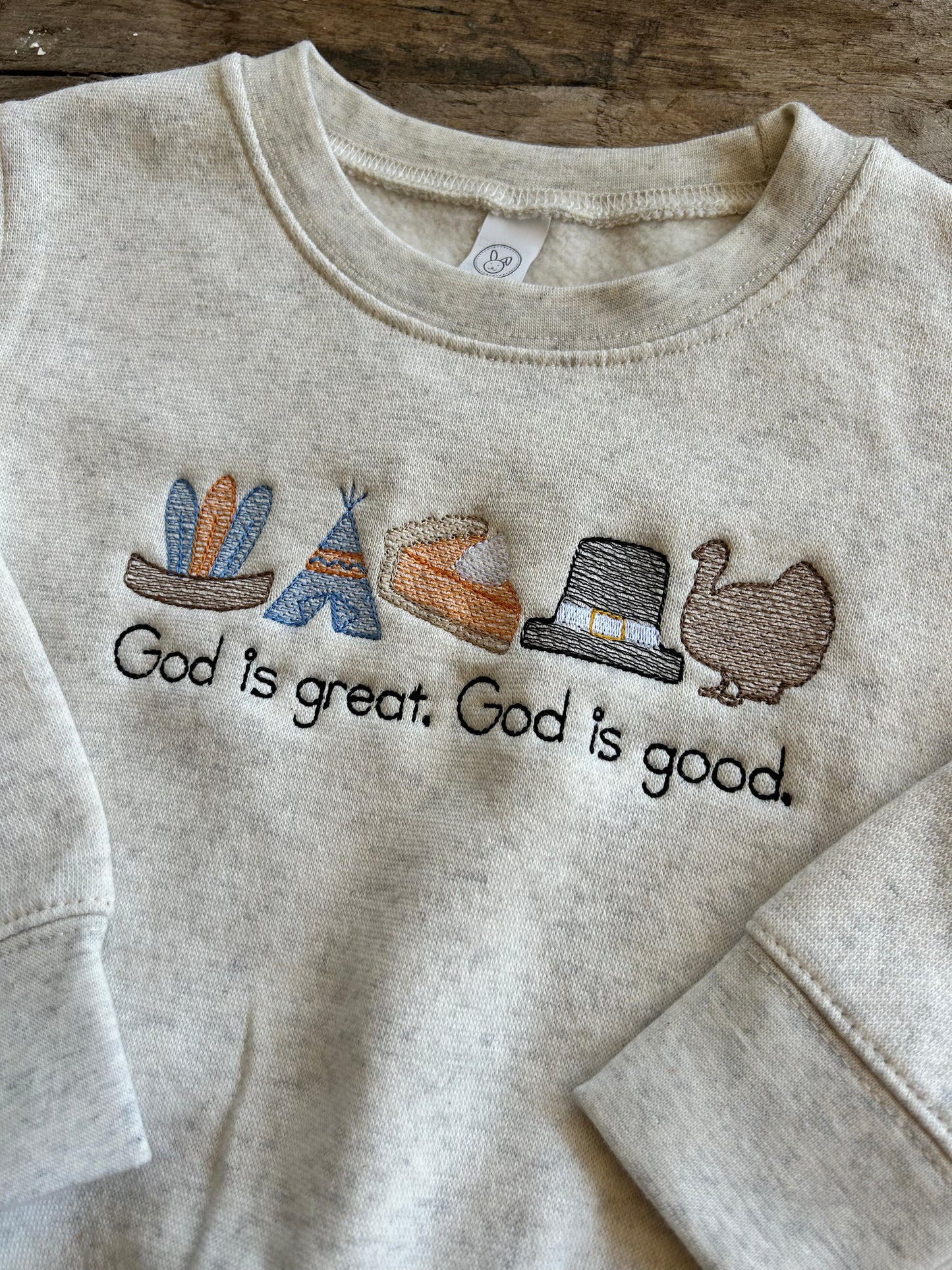 God is Great, God is Good Sweatshirt