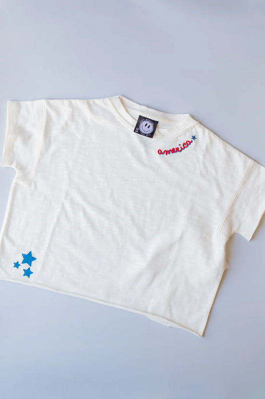 America Boxy Tee | Kids