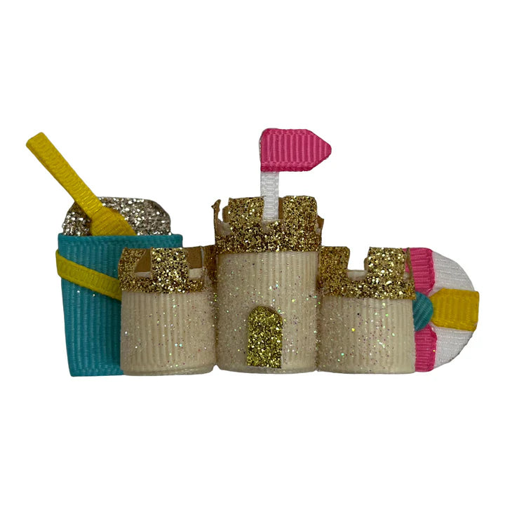 Hair Clip | Sand Castle + Bucket