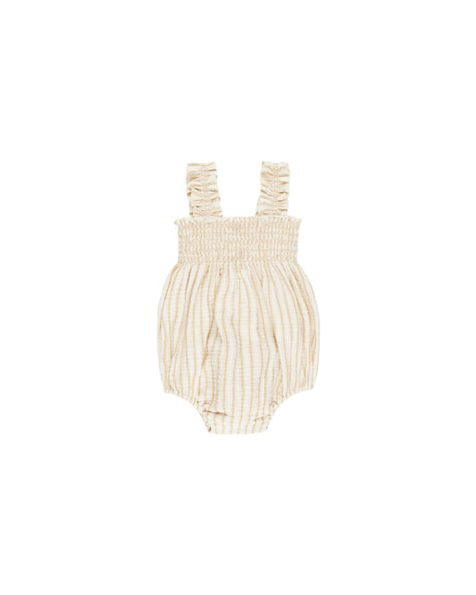 Julia Romper | Marigold Stripe