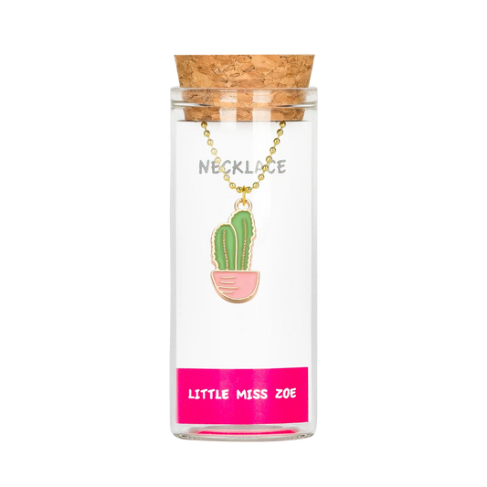 Cactus Necklace in a Bottle