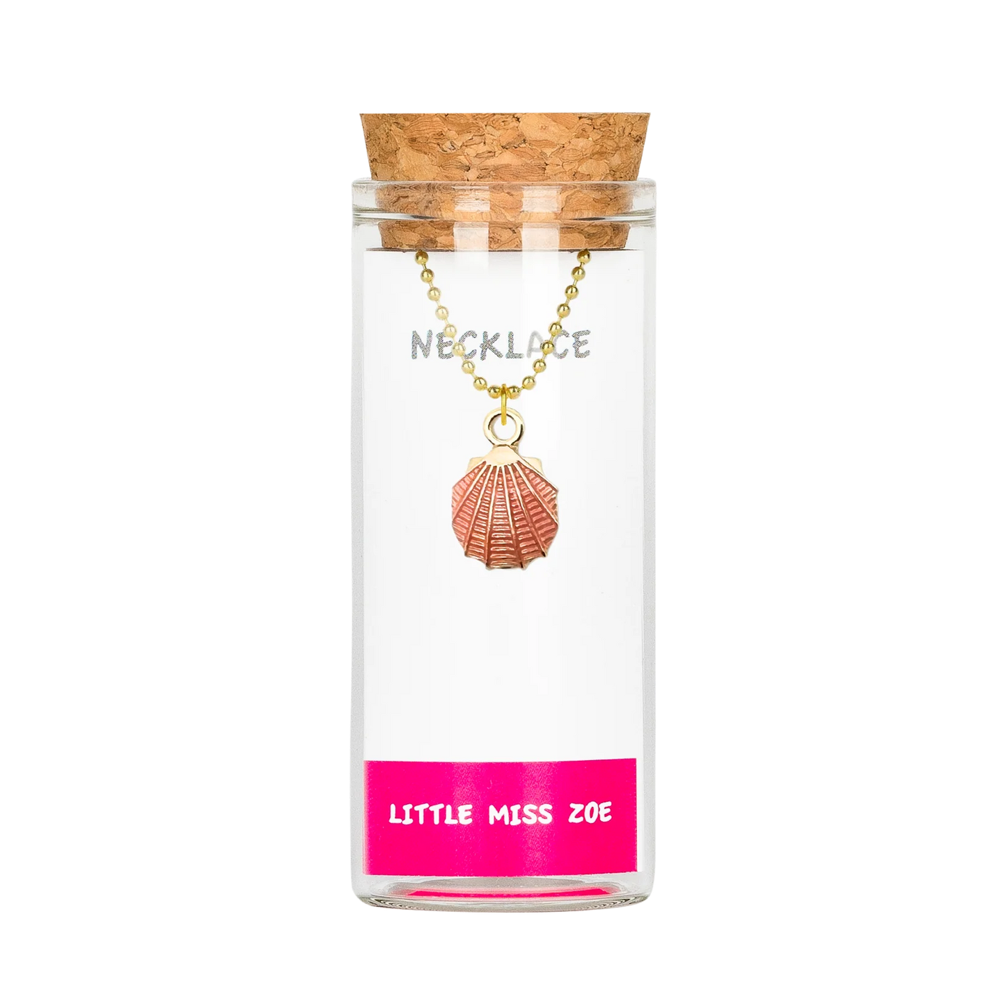 Sea Shell Necklace in a Bottle
