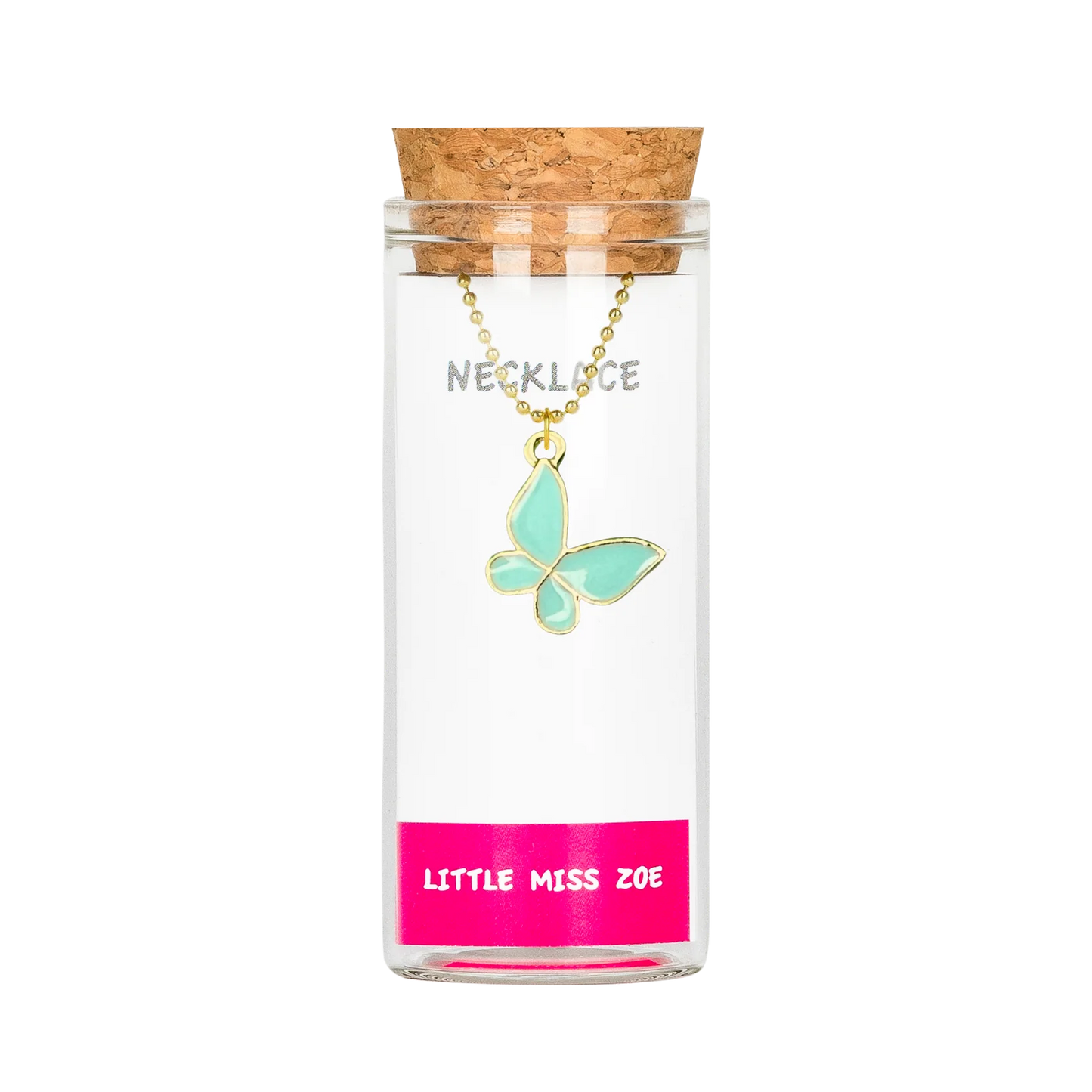 Butterfly Necklace in a Bottle