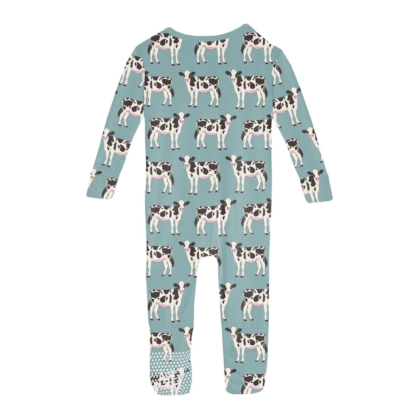 Jade Cows | Convertible Sleeper with Zipper