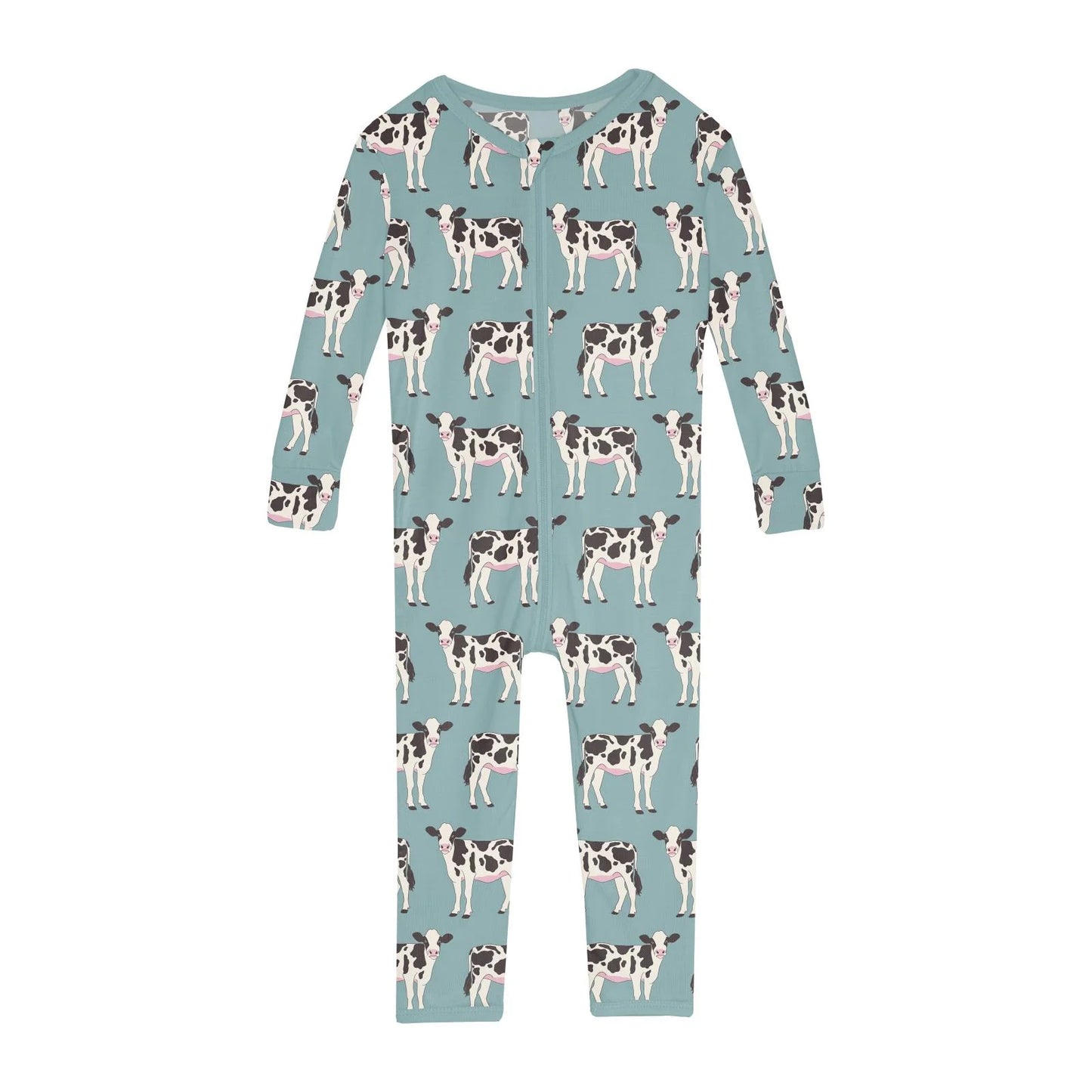 Jade Cows | Convertible Sleeper with Zipper