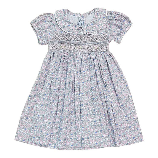 Lily Floral Print | Smocked Collar Dress