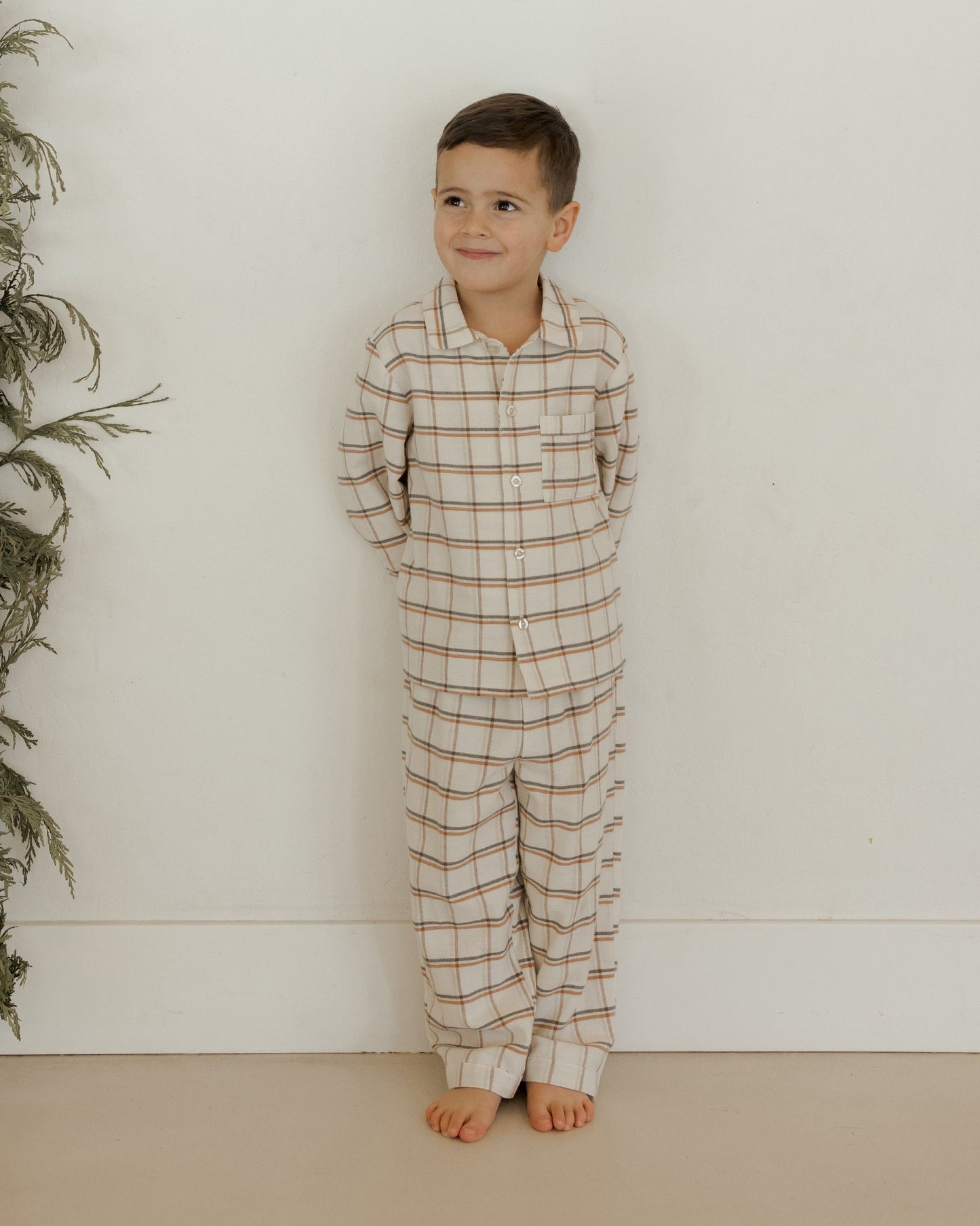 Long Sleeve Pajamas | Holiday Plaid