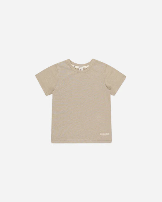 Cove Tee | Heathered Pebble