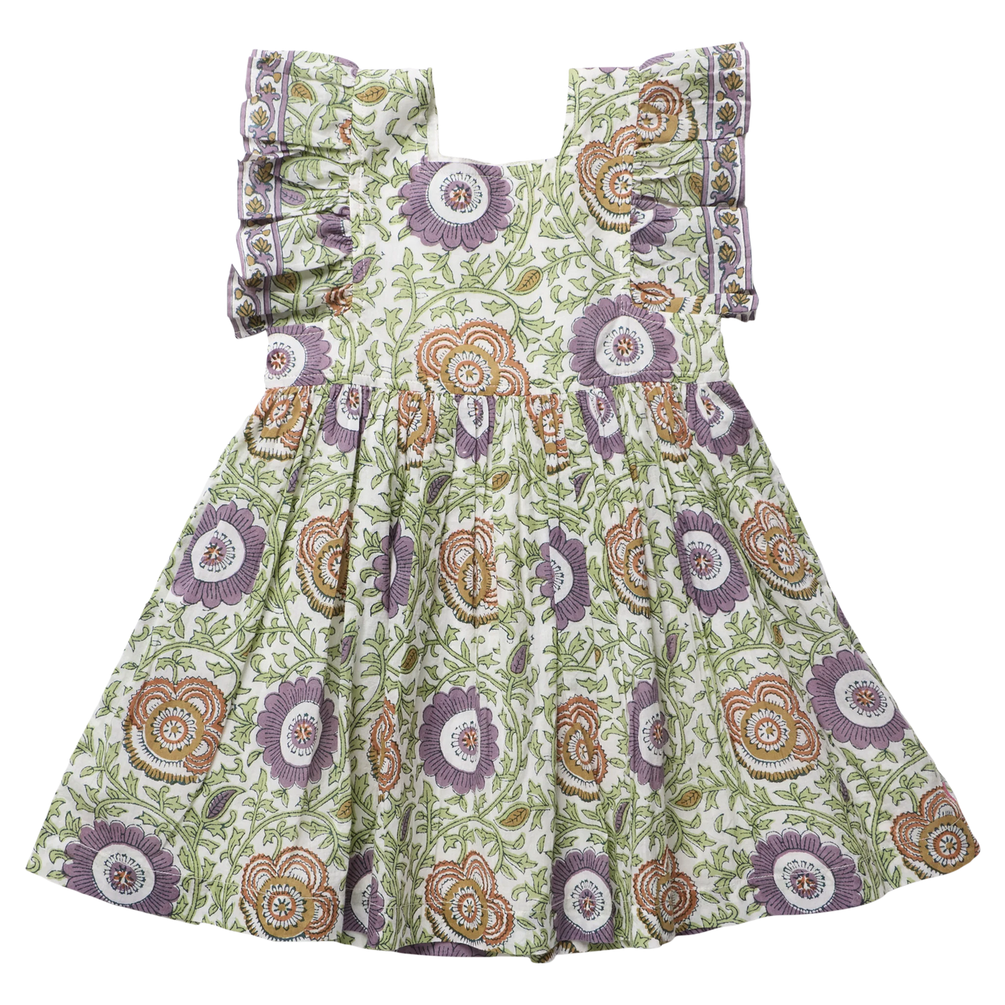 Girls Elsie Dress | Lilac Lisbon Floral