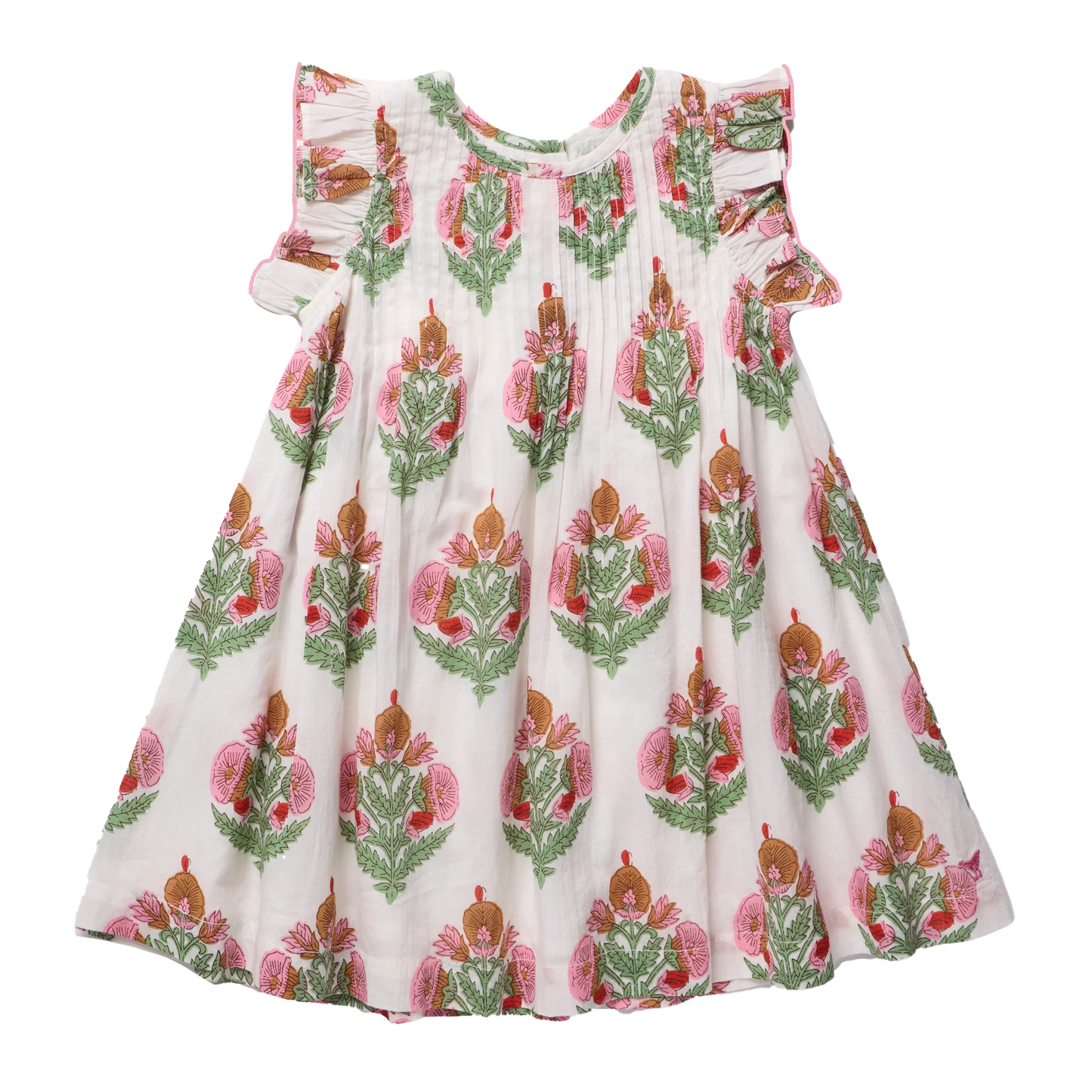 Girls Jaipur Dress | Pink Bellflower