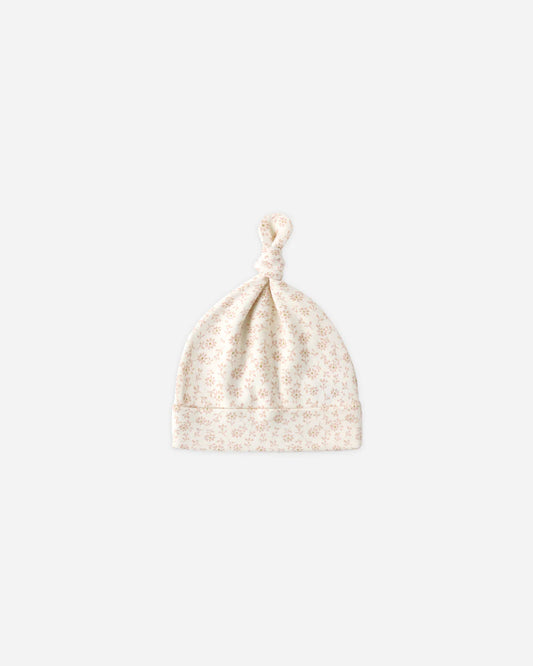 Knotted Baby Hat Ditsy