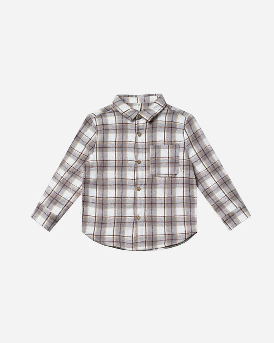 Collared Shirt | Blue Flannel