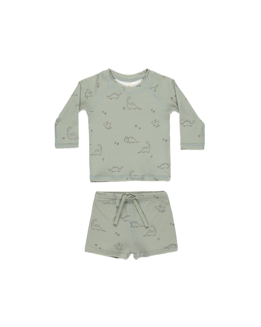Fin Rashguard + Short Set | Dino
