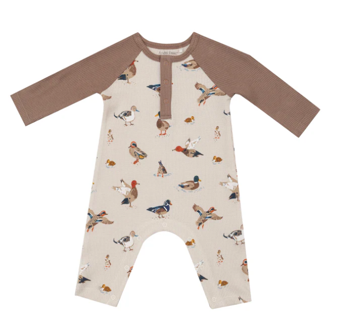 Henley Romper | Ducks