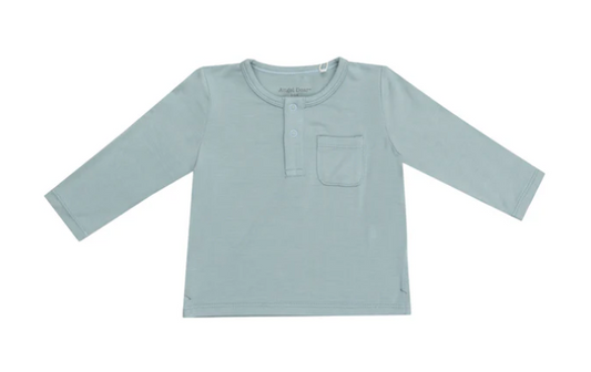 Henley w/ Pocket | Grey Mist