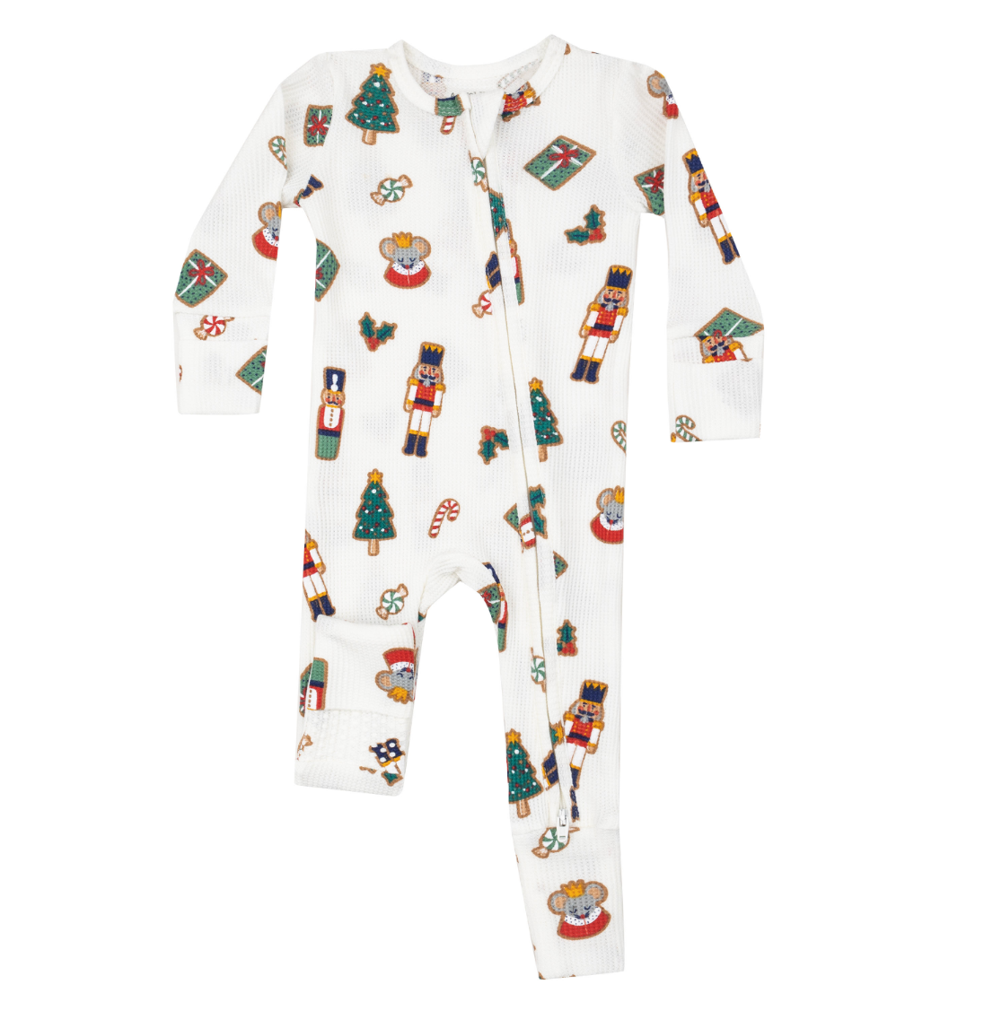 2 Way Zipper Romper | Nutcracker Cookies