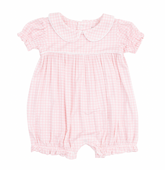 Puff Sleeve Bubble | Mini Gingham