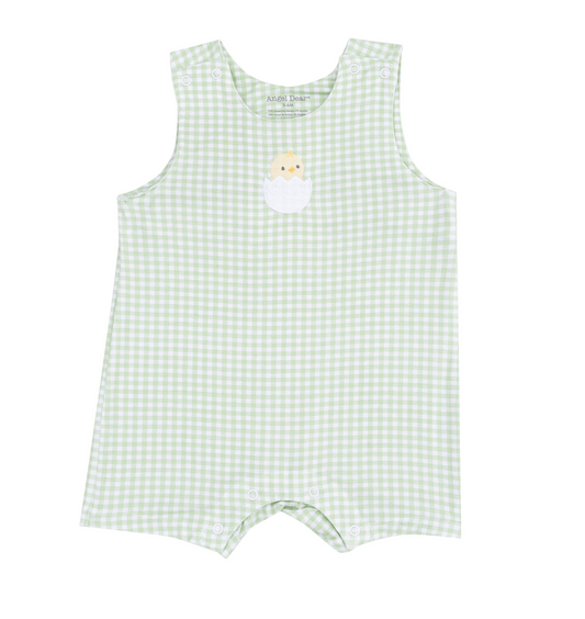 Sleeveless Shortie Romper | Gingham