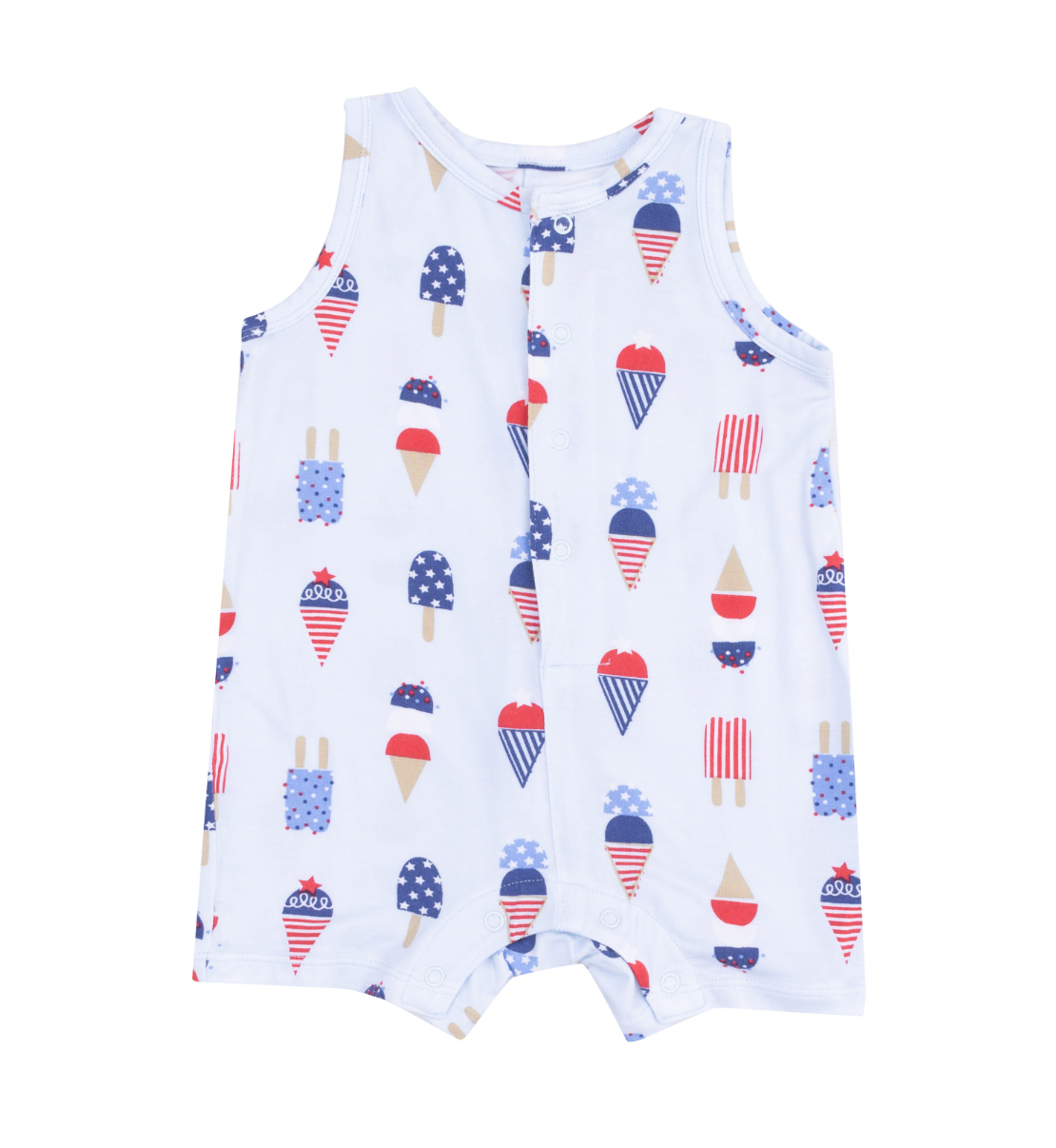 Sleeveless Shortie Romper | American Ice Cream