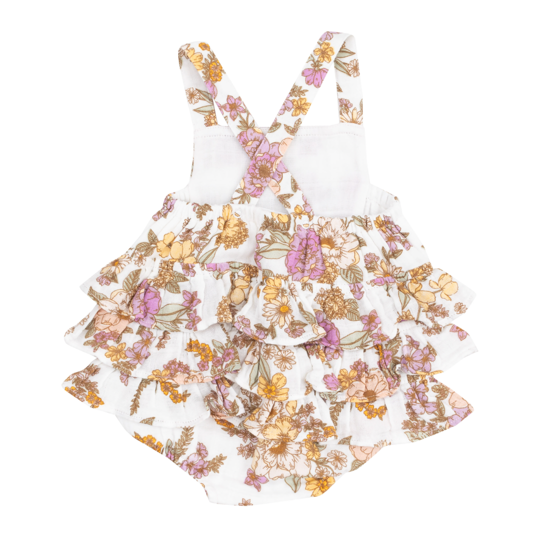 Ruffle Sunsuit | Anna May Floral