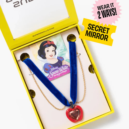Disney's Snow White Apple Heart Mirror Necklace