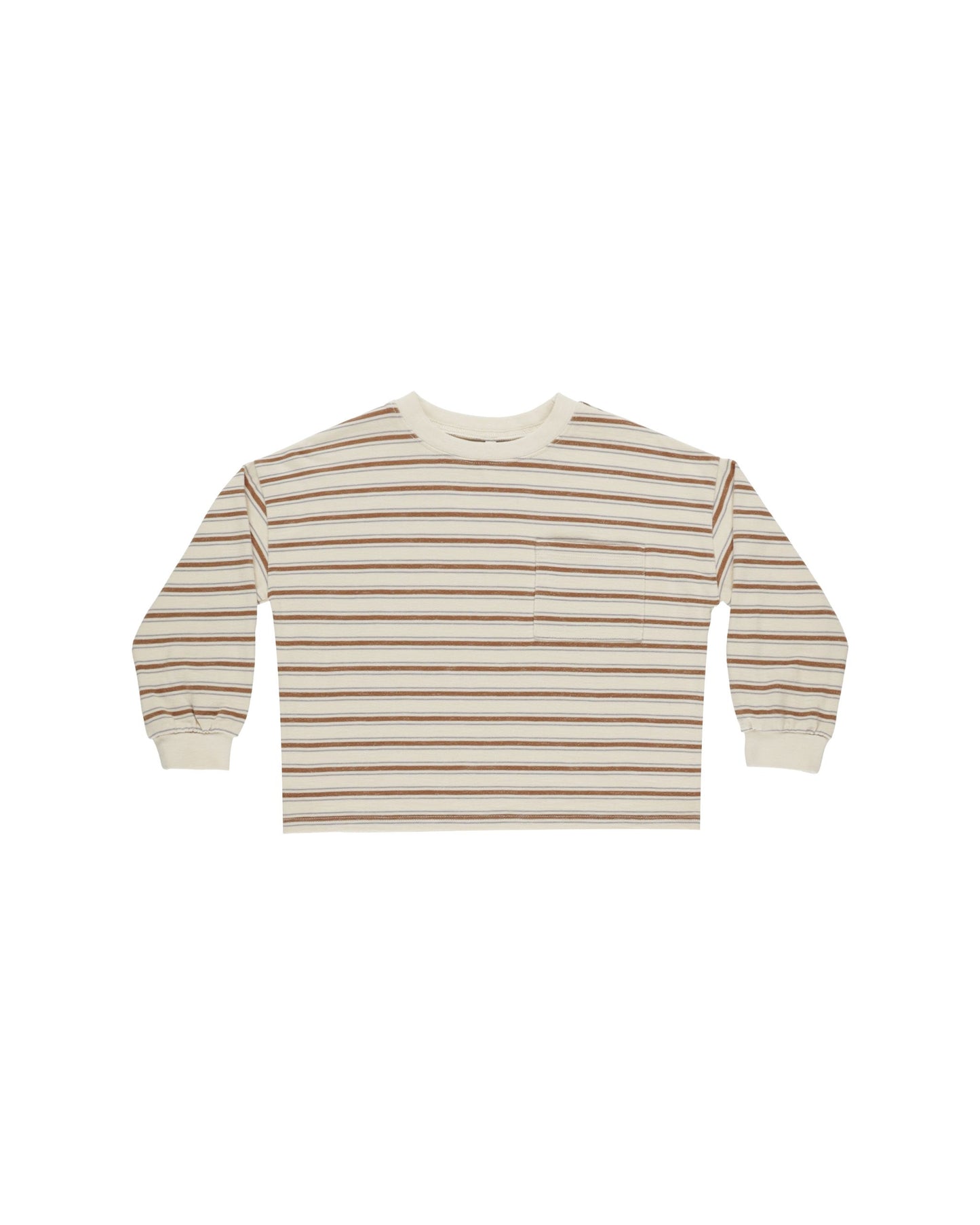 Relaxed Long Sleeve | Saddle Stripe