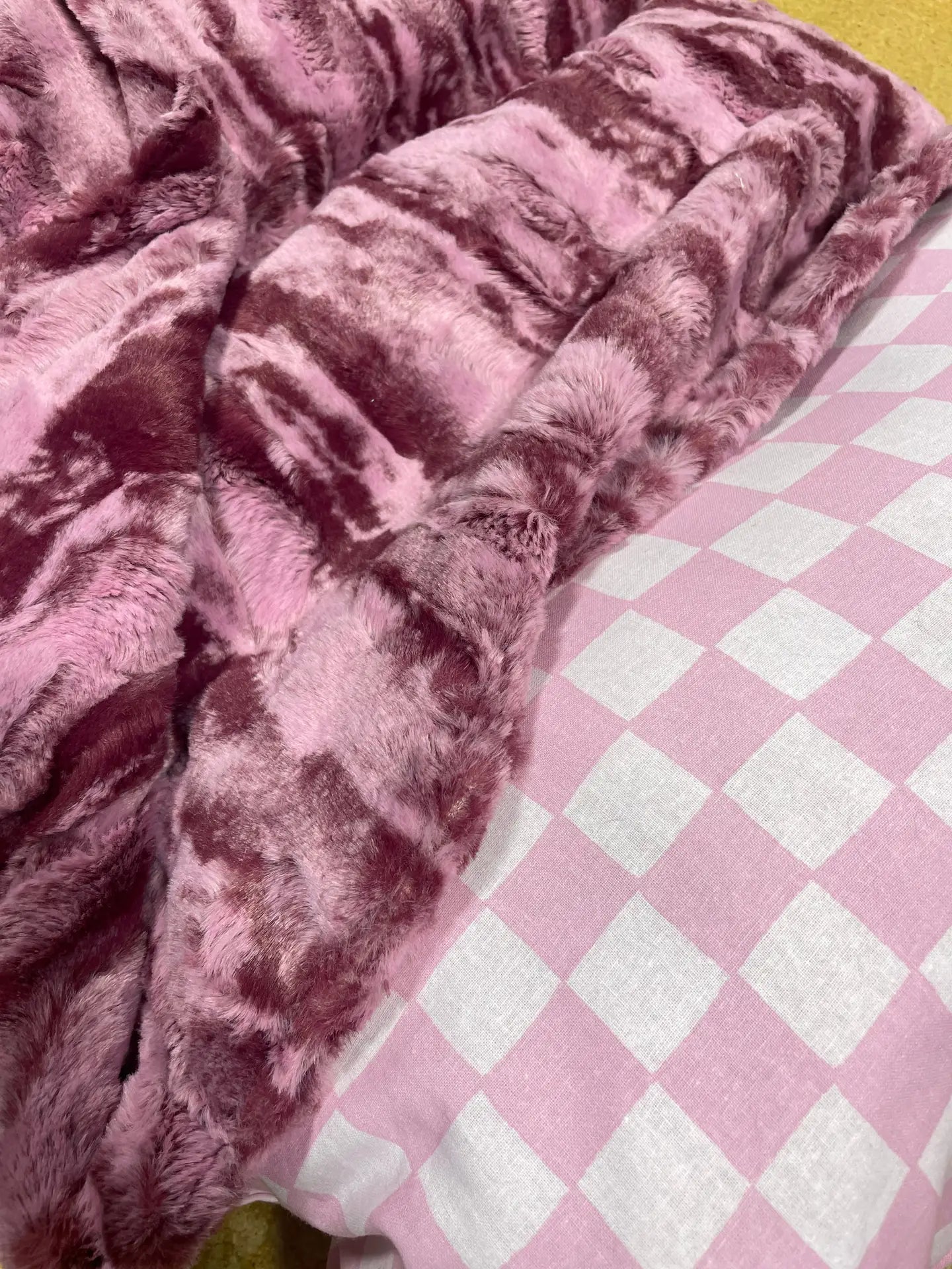 Nap Mat | Pink Check