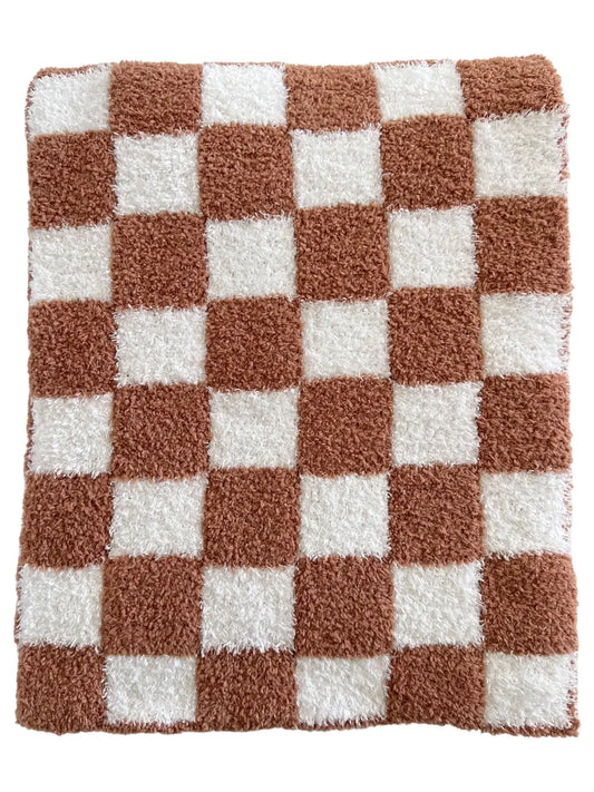 Checkerboard Blanket | Nutmeg