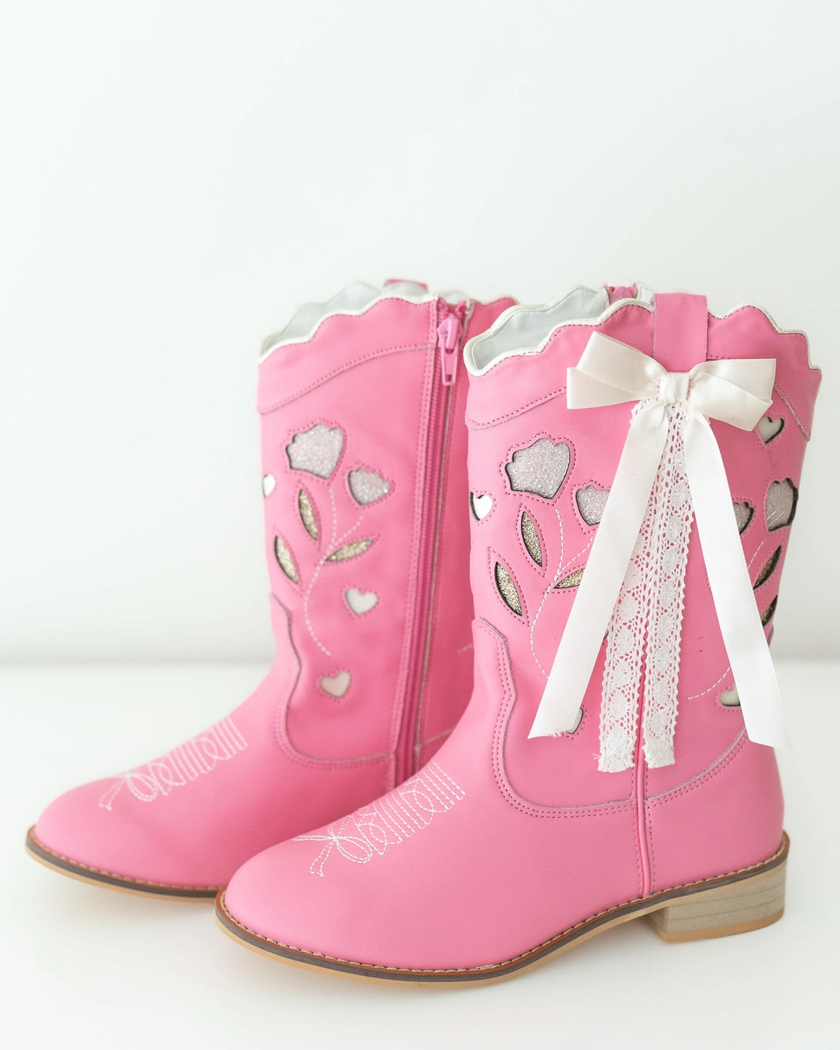 Sweetheart Cowgirl Boots - Bubblegum Pink