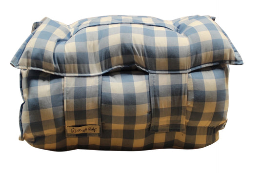 Nap Mat | Big Blue & White Check