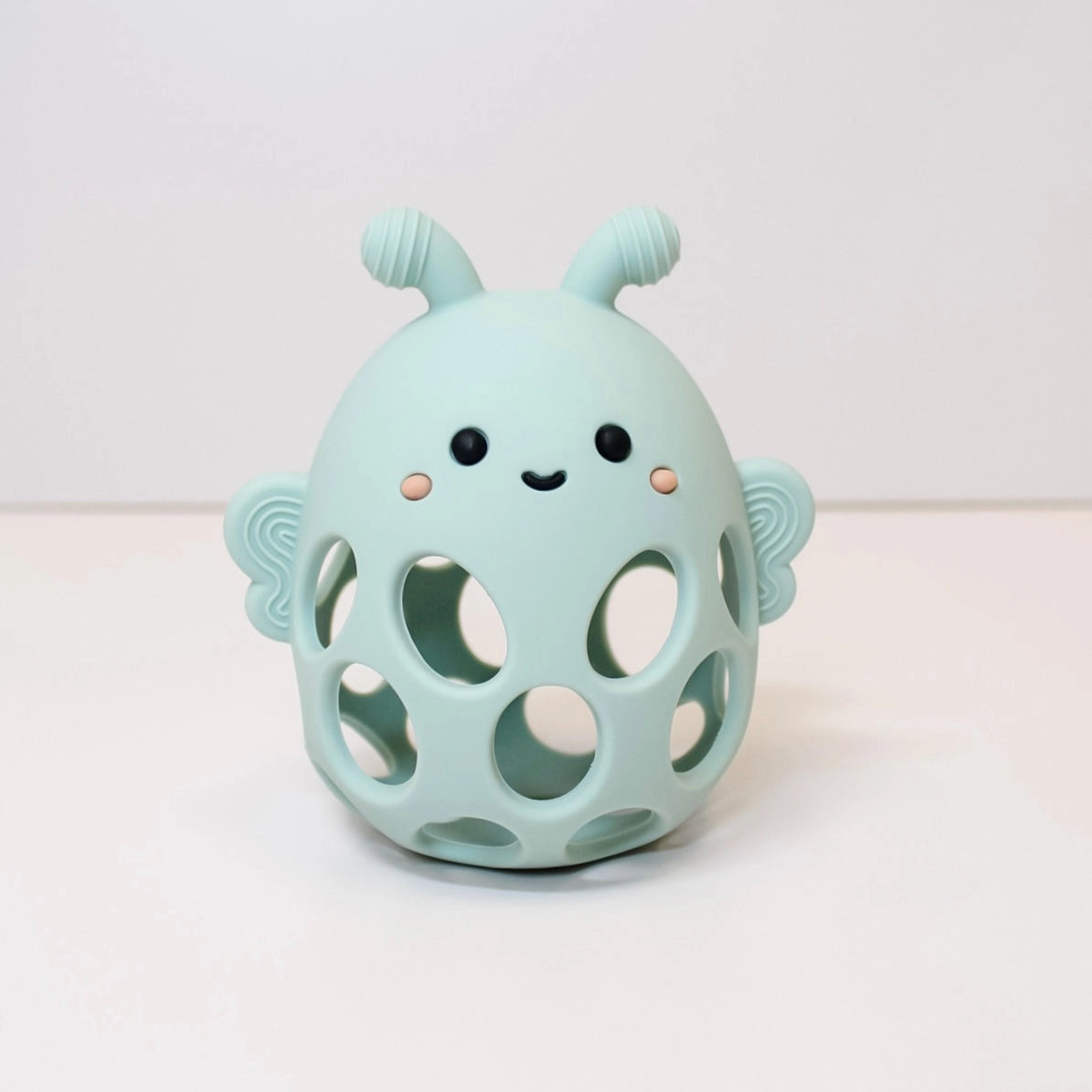 Honey Bee Teether - Light Sage