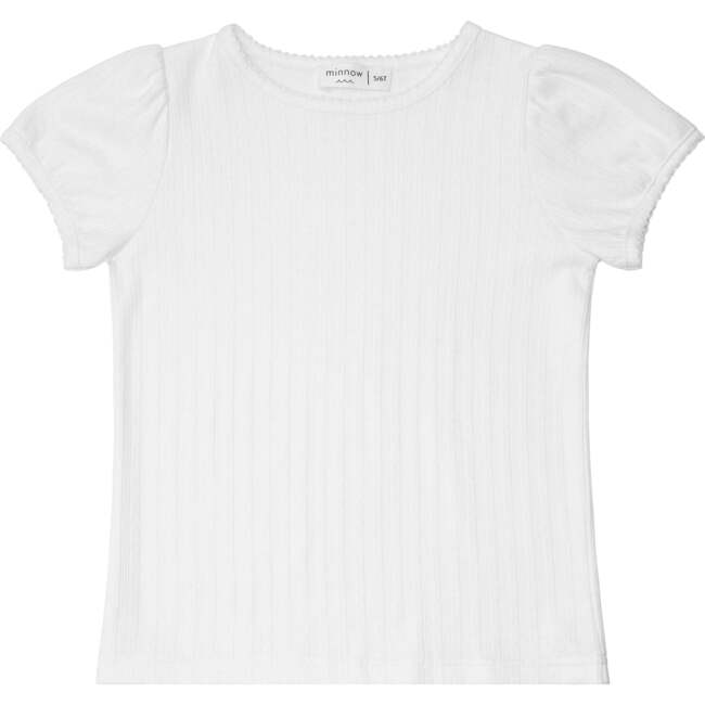 Puff Sleeve Shirt | White