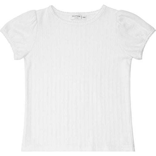 Puff Sleeve Shirt | White