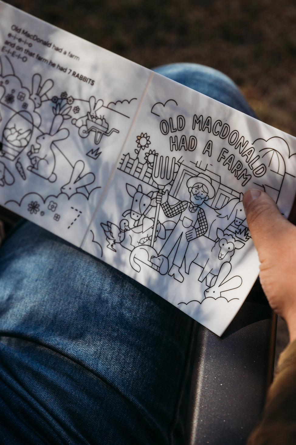 Old Macdonald Had A Farm Tales - Reusable Coloring Book