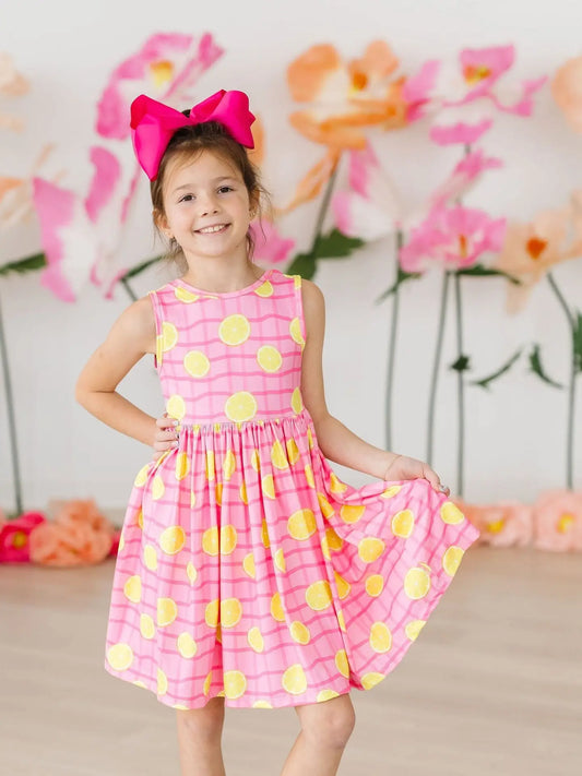 Pink Lemonade Tank Twirl Dress