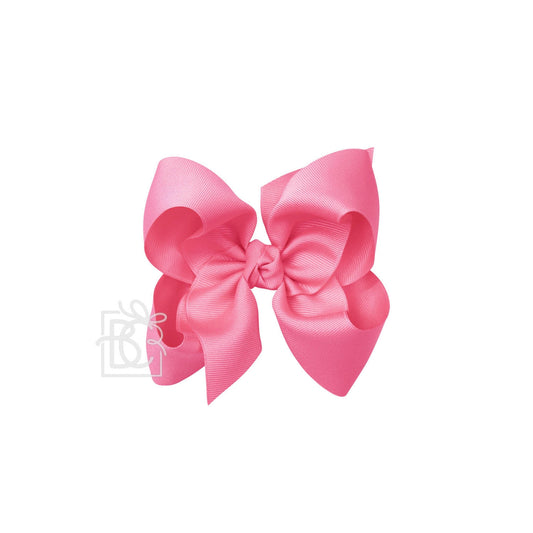 Bow with clip | Hot Pink