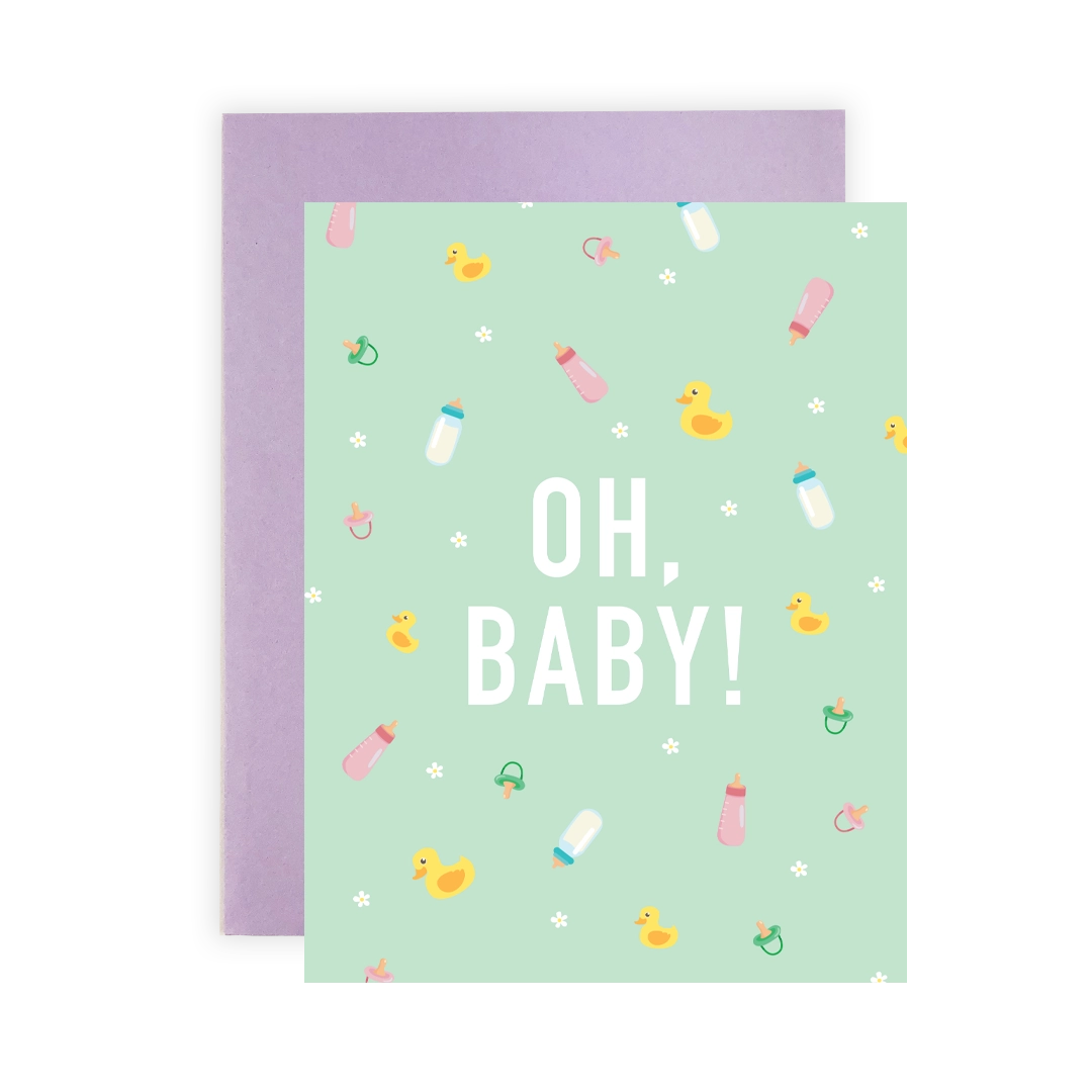 Oh, Baby! Greeting Card