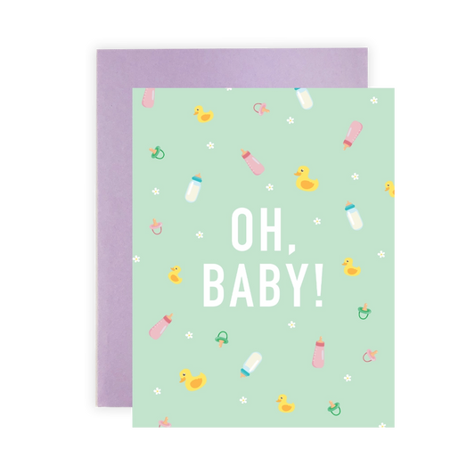 Oh, Baby! Greeting Card