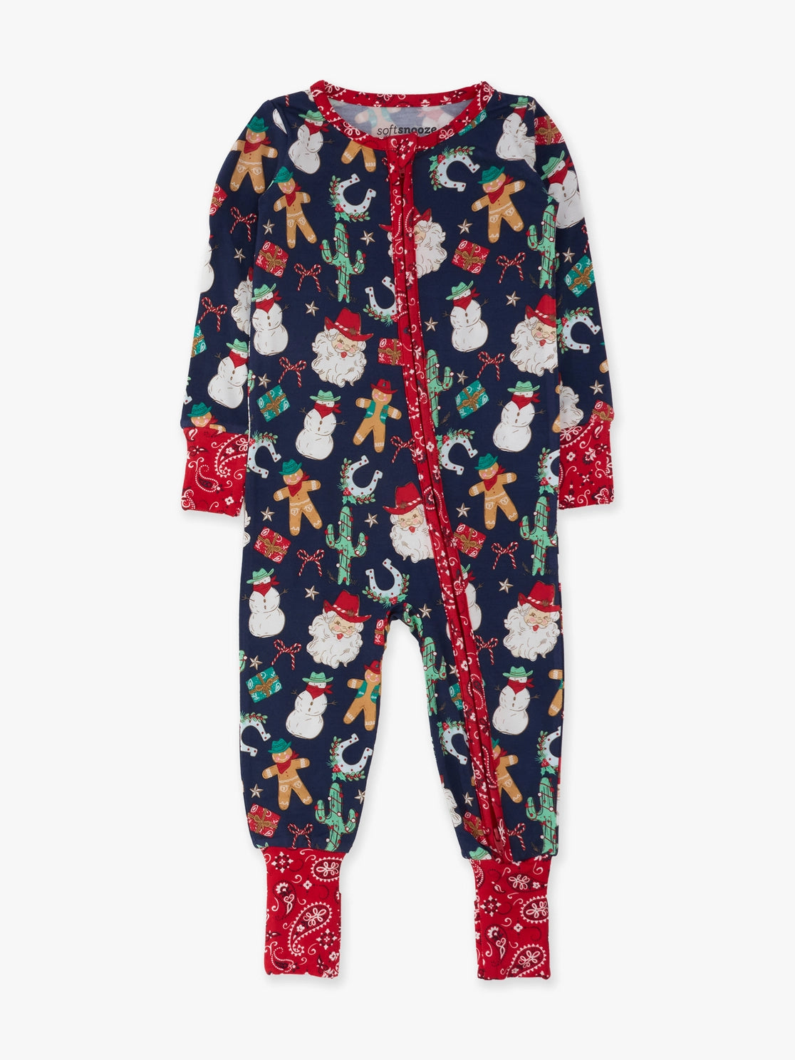 Giddy Up Santa Convertible Footie